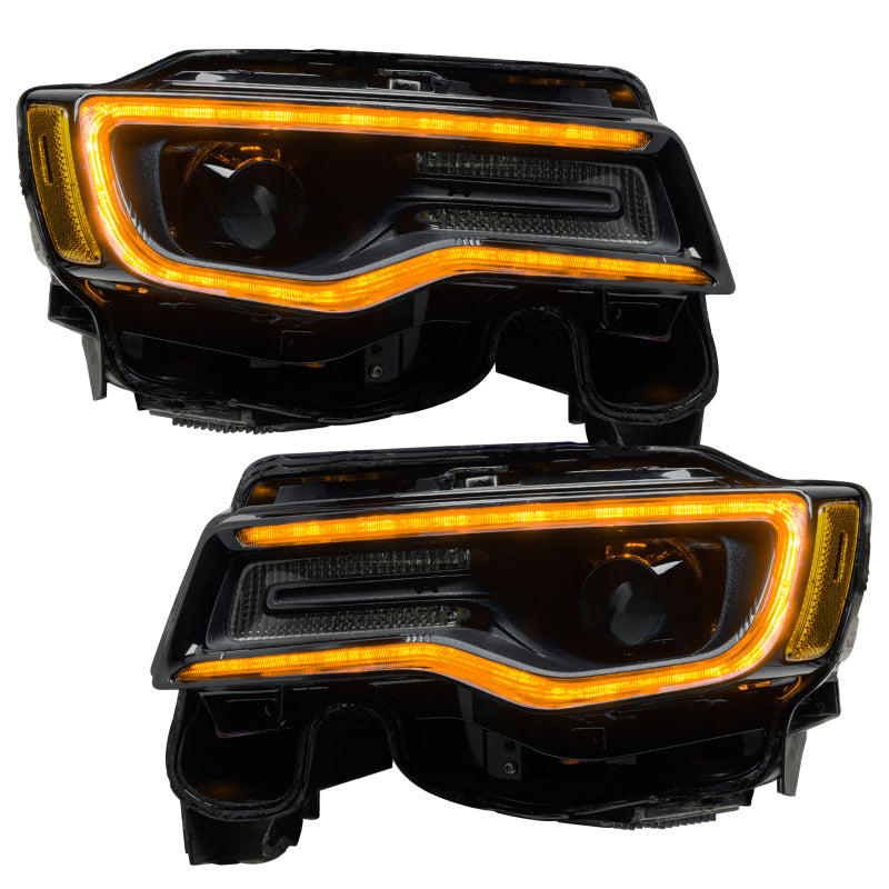 ORACLE Lighting 1284-332 Oracle 1421 Jeep Grand Cherokee Dynamic Headlight DRL Upgrade Kit ColorSHIFT Dynamic