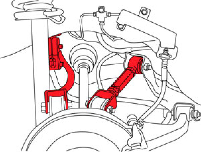 SPC Performance 67775 95-98 Nissan 240SX Rear Driver Side Adjustable Control Arm