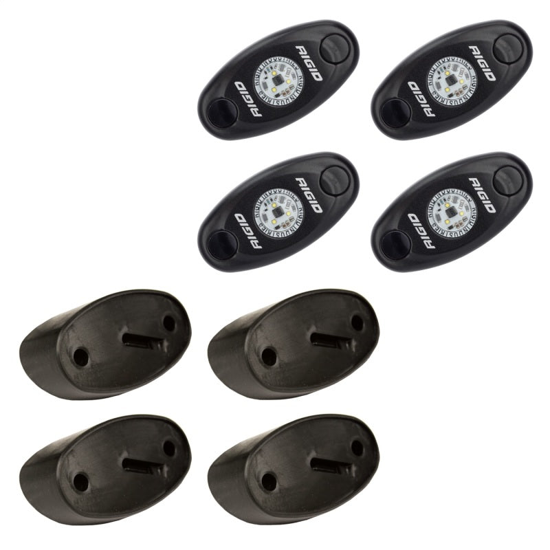 Rigid Industries 400203 Rock Light Kit- Cool White (4 lights)