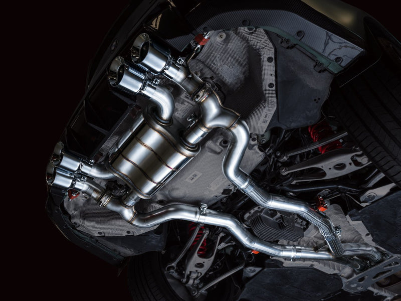 AWE Tuning 3025-43480 AWE SwitchPath Catback Exhaust for BMW G8X M3/M4 - Chrome Silver Tips