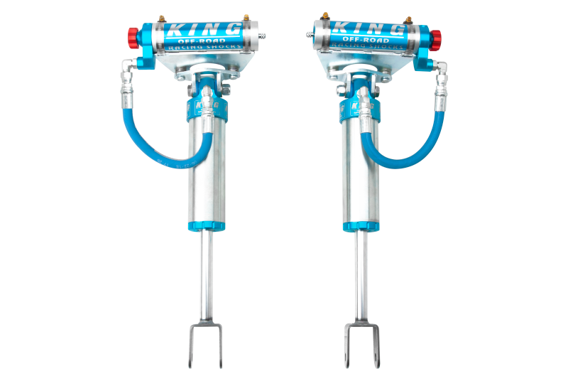 King Shocks 25001-302A 2011+ Chevrolet Silverado 2500/3500/HD Front 2.5 Dia Remote Res Shock w/Adjuster (Pair)