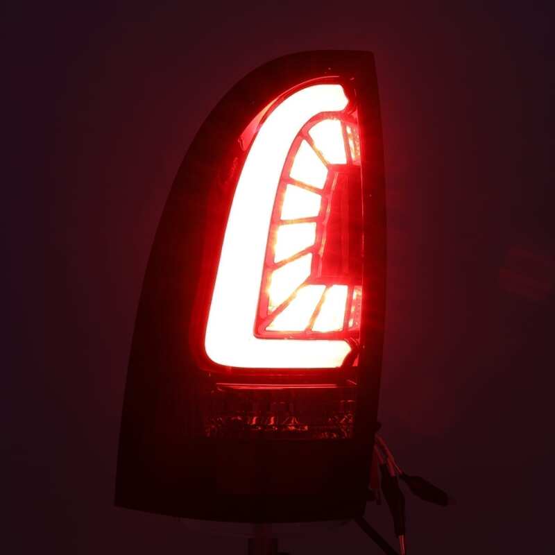 AlphaRex 680030 05-15 Toyota Tacoma PRO-Series LED Tail Lights Jet Black