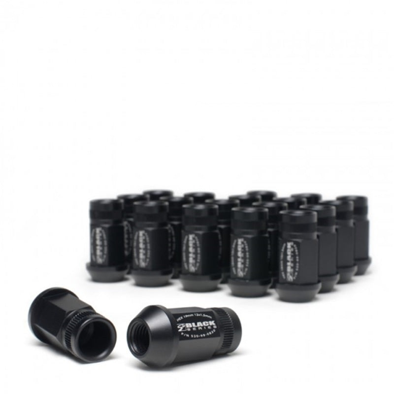 Skunk2 Racing 520-99-0855 Skunk2 12 x 1.5 Forged Lug Nut Set (Black Series) (20 Pcs.)