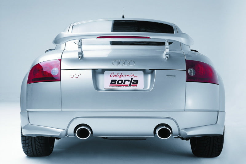 Borla 14957 01-06 Audi TT Quattro 1.8T 225HP MT AWD 2dr Single Split Rear Exit SS Catback Exhaust