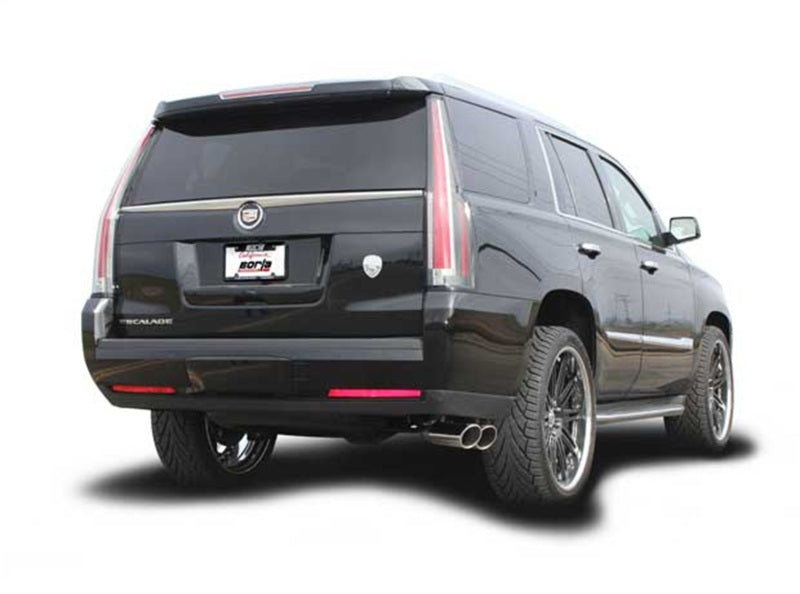 Borla 140559 Touring Cat Back 15-16 GMC Denali 6.2L V8 2.75in, 2.25in Dual Same Side Exit 4in Tips Exhaust