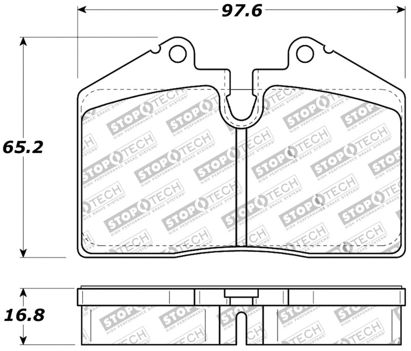 Stoptech 309.06080 StopTech Performance Pad