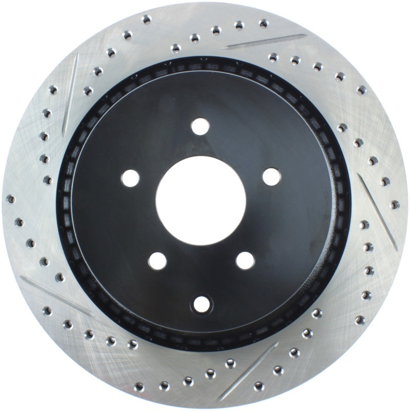 Stoptech 127.42105R StopTech 09 Infiniti FX50 SportStop Slotted & Drilled Rear Right Rotor
