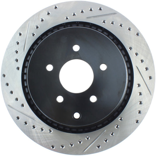 Stoptech 127.42105R StopTech 09 Infiniti FX50 SportStop Slotted & Drilled Rear Right Rotor