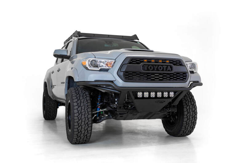 Addictive Desert Designs F688102100103 16-20 Toyota Tacoma PRO Bolt-On Front Bumper - Hammer Black