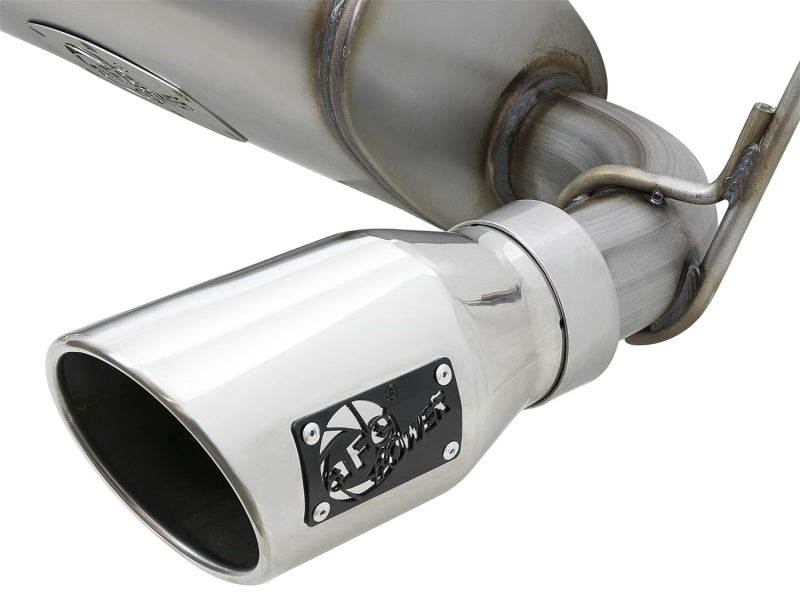 aFe 49-48062-P Rebel Series 2.5in 409 SS Cat-Back Exhaust w/ Polished Tips 07+ Jeep Wrangler (JK) V6 3.6L/3.8L