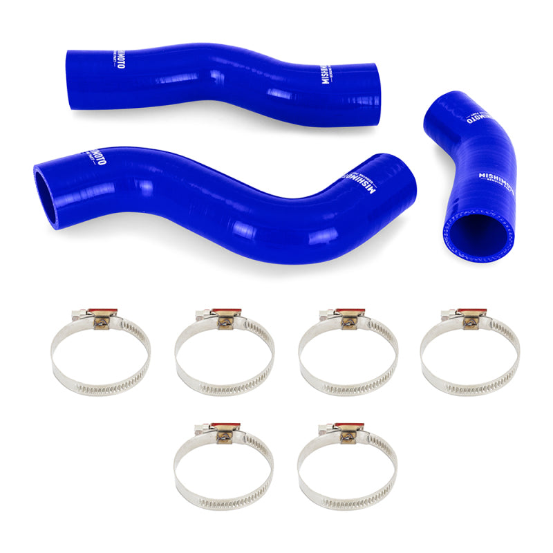 Mishimoto MMHOSE-LCR-92BL 92-97 Land Cruiser 4.5L I6 Silicone Radiator Hose Kit - Blue