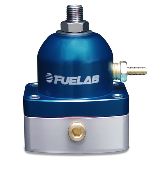 Fuelab 51502-3 515 EFI Adjustable FPR 25-90 PSI (2) -6AN In (1) -6AN Return - Blue