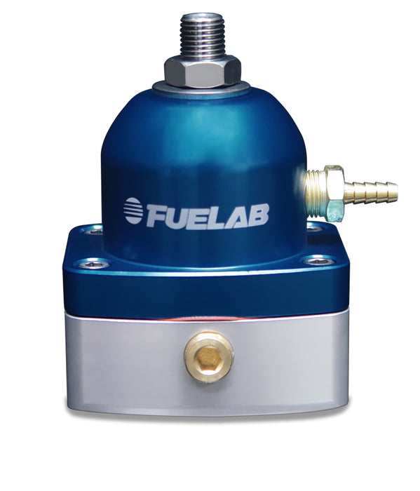 Fuelab 53501-3 535 EFI Adjustable Mini FPR 25-90 PSI (2) -6AN In (1) -6AN Return - Blue