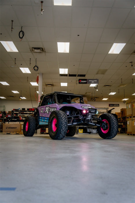 Rigid Industries 36117-SHREDDY x SHREDDY 360-Series 4in Lights w/Wt Bcklght (2) + 6 Covers (2 Pink/2 Teal/2 Blk)