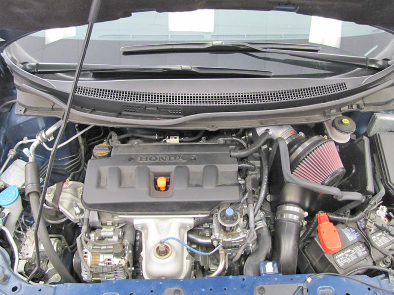 K&N Engineering 69-1020TS K&N 12-13 Honda Civic 1.8L L4 Silver Typhoon Intake