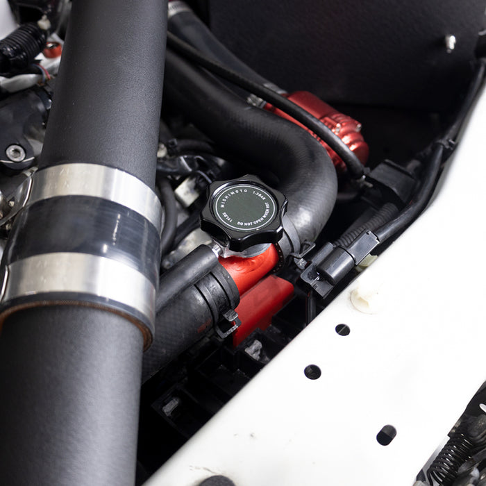 Mishimoto MMFN-EVO-BK 08-15 Mitsubishi Lancer Evo X Coolant Fill Inlet - Black