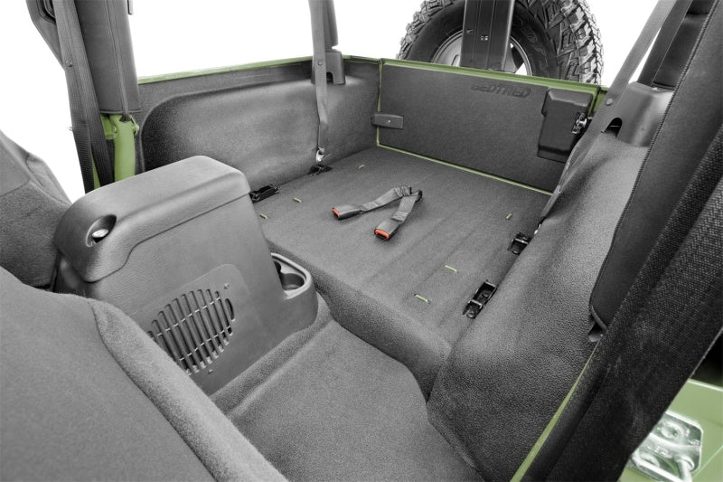 BedRug BTTJ97R 97-06 Jeep TJ Rear 4pc BedTred Cargo Kit (Incl Tailgate)