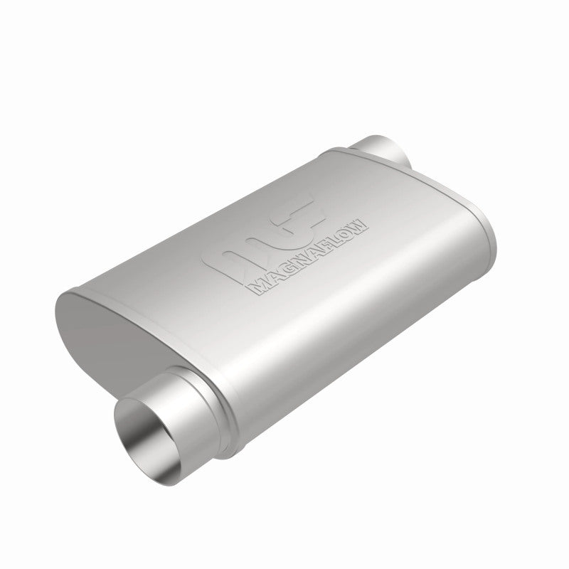 Magnaflow Perf Exhaust MAG11239 Stainless Steel Muffler 3in In/Out Offset/Offset