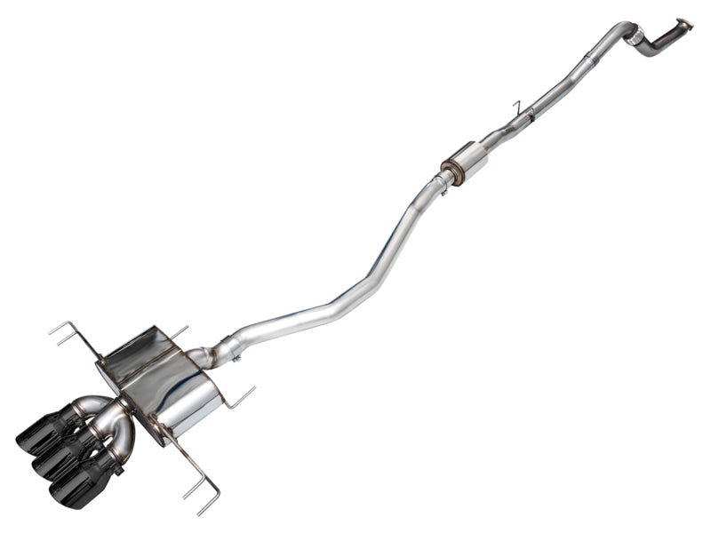 AWE Tuning 3015-53287 2023 Honda Civic Type R FL5 Touring Edition Exhaust w/ Triple Diamond Black Tips