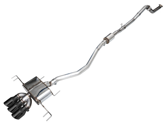 AWE Tuning 3015-53287 2023 Honda Civic Type R FL5 Touring Edition Exhaust w/ Triple Diamond Black Tips