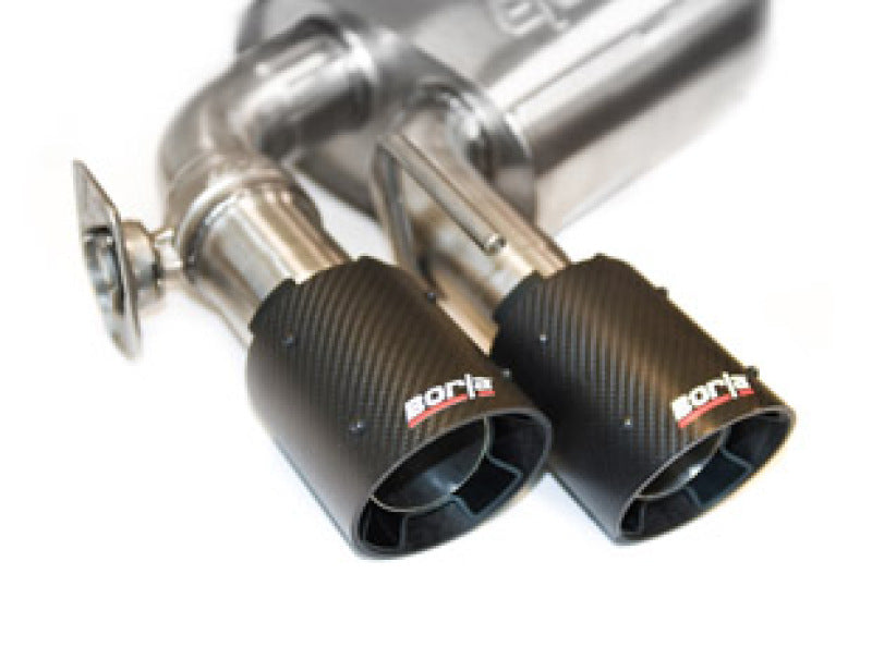 Borla 140772CF 19 Chevrolet Silverado/GMC Sierra 1500 6.2L SS Touring Catback Exhaust - Carbon Fiber Tips