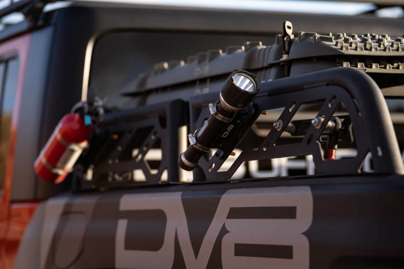 DV8 Offroad RRUN-01 20-22 Jeep Gladiator JT / 05-21 Toyota Tacoma Overland Bed Rack - 2pc. Adjustable
