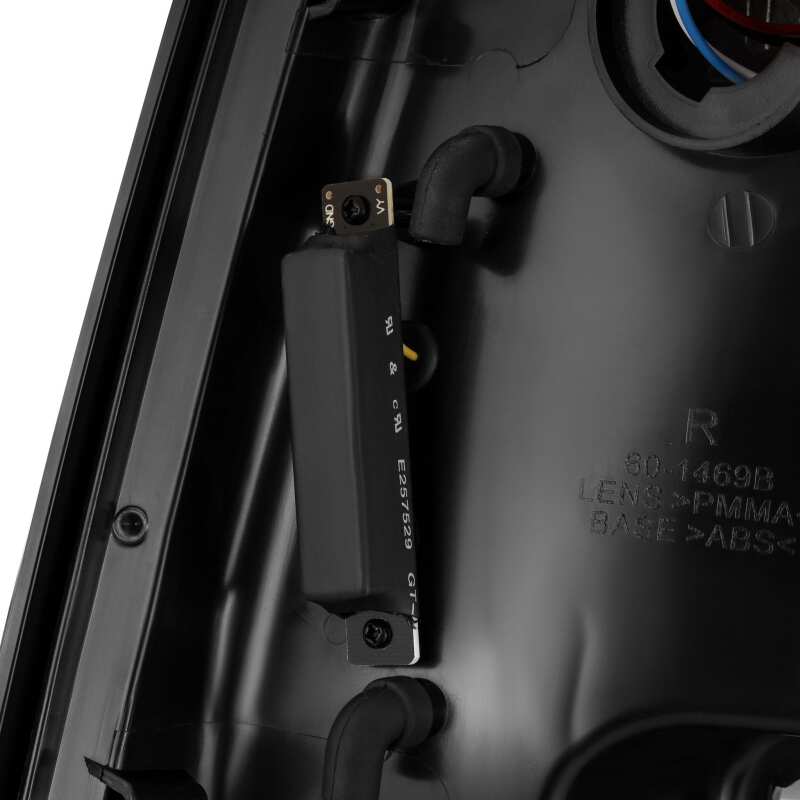 AlphaRex 640010 09-18 Dodge RAM 1500 PRO-Series LED Tail Lights Jet Black