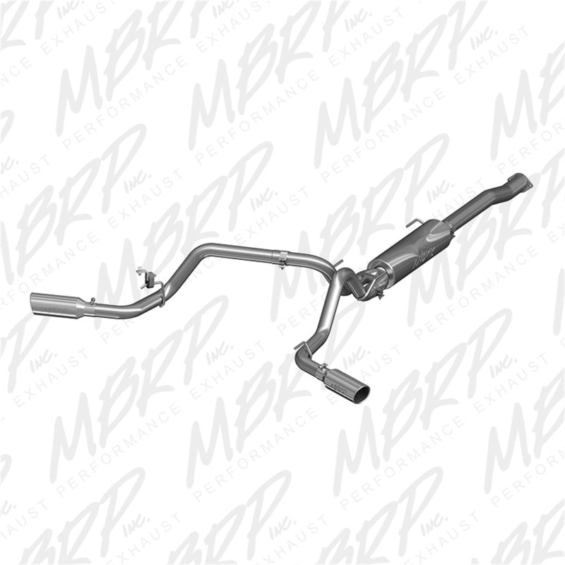 MBRP S5340409 2016 Toyota Tacoma 3.5L EC/CC Cat Back Dual Split Exit T409 Exhaust