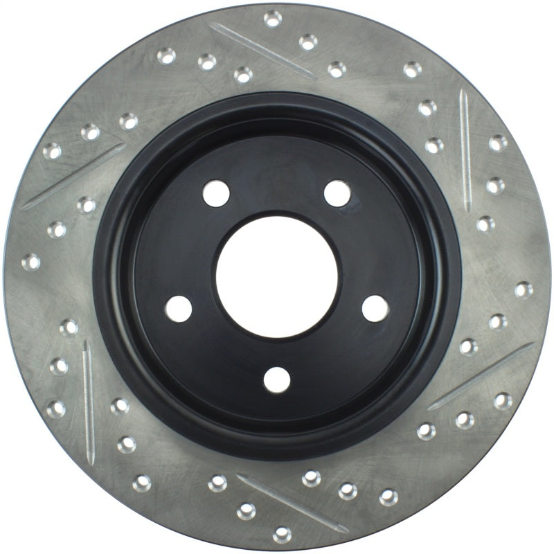 Stoptech 127.61099R StopTech 12-15 Ford Focus w/ Rear Disc Brakes Rear Right Slotted & Drilled Rotor