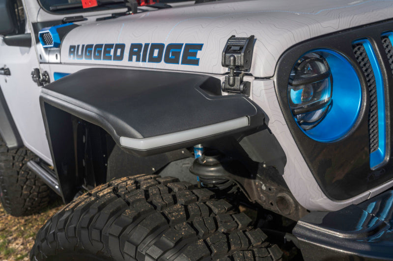 Rugged Ridge 11640.51 Max Terrain Fender Flare Set F & R 18-22 Jeep Wrangler JL