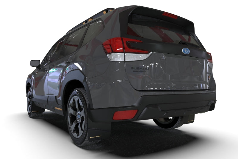 Rally Armor MF82-UR-BLK/RD 22-24 Subaru Forester & Wilderness Black UR Mud Flap w/Red Logo