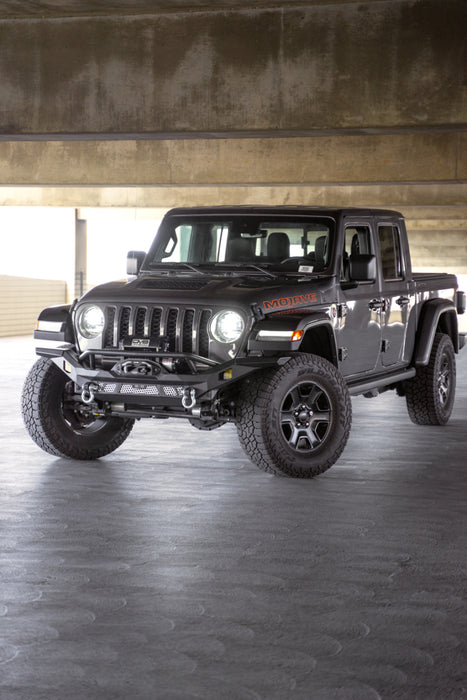 DV8 Offroad FBJL-12 07-18 Jeep Wrangler JK / 18-23 Wrangler JL / 20-23 Gladiator JT MTO Series Front Bumper