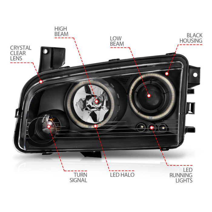 ANZO 121218 ANZ LED/Projector Headlights