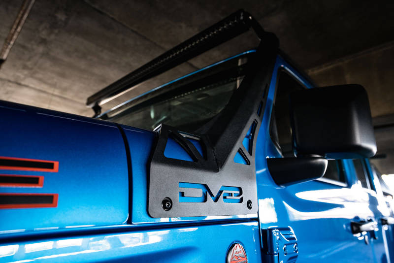 DV8 Offroad LBJL-07 20-22 Jeep JL 392 & JT Mojave A-Pillar Light Bar Mount