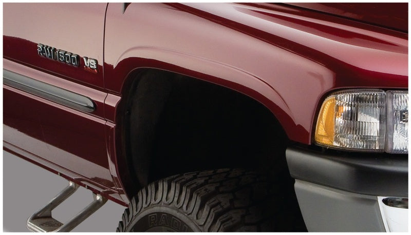Bushwacker 50908-02 94-01 Dodge RAM 1500 Fleetside Pocket Style Flares 4pc 78.0/96.0in Bed - Black