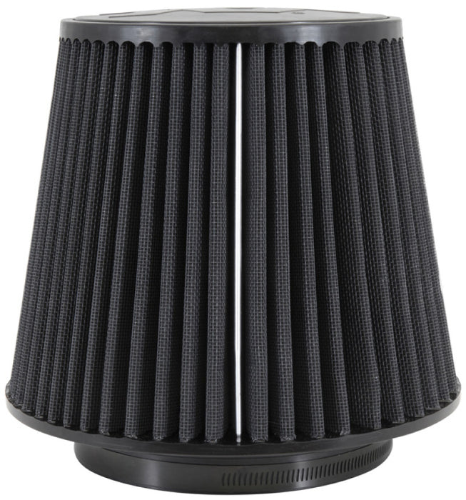 K&N Engineering RU-5177HBK K&N Universal Rubber Filter-Round Tapered 6in Flange ID x 9in Base OD x 6.625in Top OD x 7.5in H