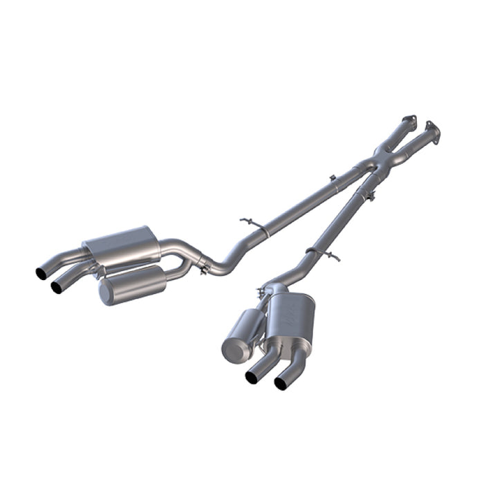 MBRP S4704304 2018+ Kia Stinger 3.3L RWD/AWD 2.5in Cat Back Dual Rear Exit w/o Tips