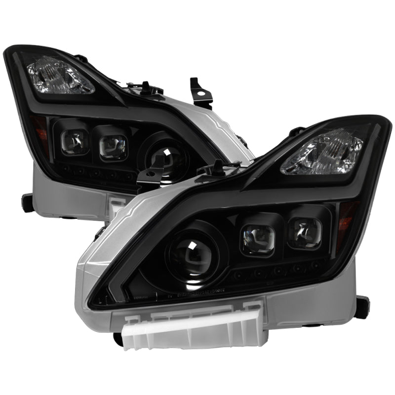 SPYDER 9039348 xTune Infiniti G37 Coupe HID Only 08-15 Projector Headlights Black Smoked PRO -JH-IG3708-2D-LB-BSM