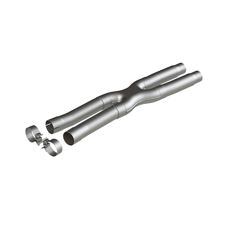 MBRP S7213AL 15-19 Ford Mustang GT 2.5in Resonator Delete X-Pipe - AL
