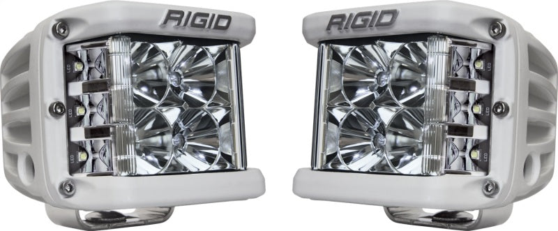 Rigid Industries 862113 D-SS - Flood - Set of 2 - White Housing
