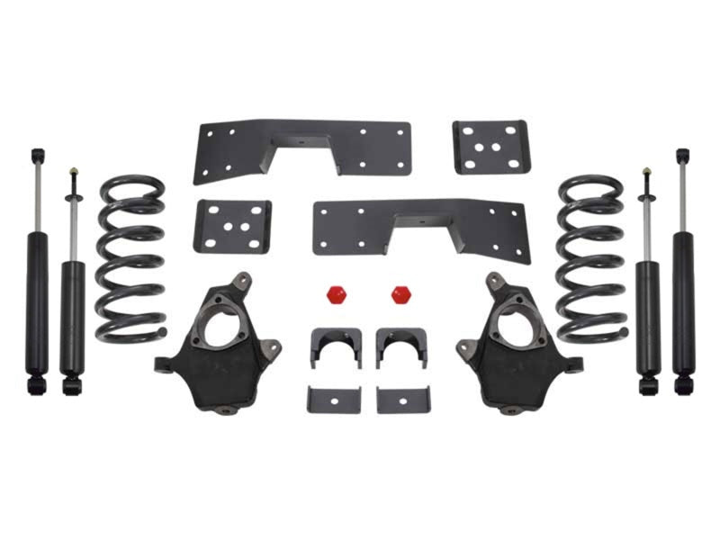 Maxtrac KS330935-8 MaxTrac 99-06 GM C1500 2WD V8 3in/5in Lowering Spindle Kit