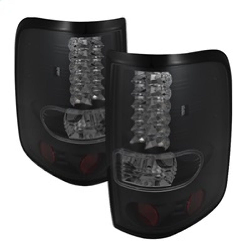 SPYDER 5078131 Spyder Ford F150 side 04-08 (Not Fit Heritage & SVT)LED Tail Lights Blk Smke ALT-YD-FF15004-LED-BSM