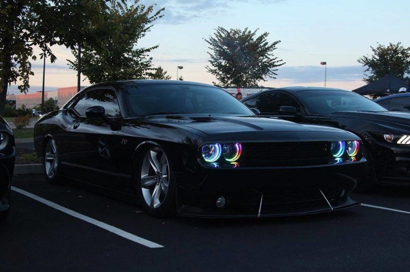 ORACLE Lighting 3990-332 Oracle 15-21 Dodge Challenger Dynamic Surface Mount Headlight Halo Kit - - Dynamic SEE WARRANTY
