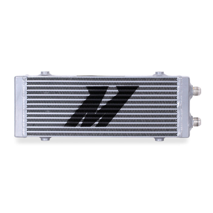 Mishimoto MMOC-DP-MSL Universal Medium Bar and Plate Dual Pass Silver Oil Cooler