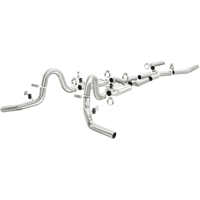 Magnaflow Perf Exhaust MAG15898 68-72 GM A Body 3in Dual Exhaust System