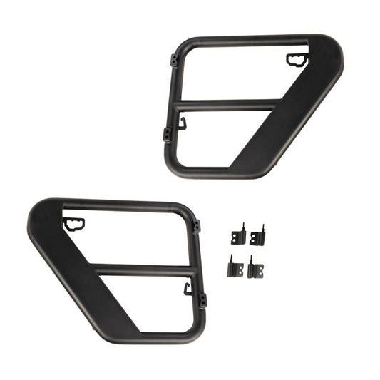 Rugged Ridge 11509.32 Fortis Tube Doors Rear 07-18 Jeep Wrangler JK 4-Dr