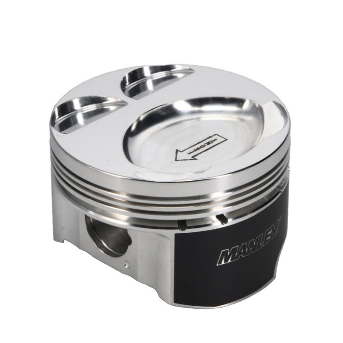 Manley Performance 630002C-4 Manley MazdaSpeed 3 MZR 2.3L 87.75mm Bore -13.3cc Dome 9.5:1 CR Pistons w/ Rings - Set of 4