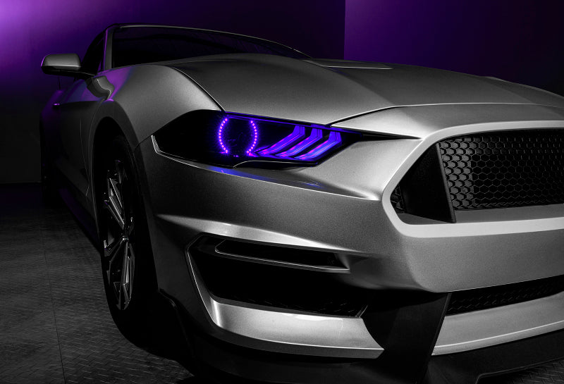 ORACLE Lighting 1446-332 Oracle 18-21 Ford Mustang Dynamic DRL w/ Halo Kit & Sequential Turn Signal - ColorSHIFT SEE WARRANTY