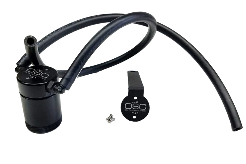 J&L 3084D-B 97-13 Chevy/GM Truck/SUV 4.8L/5.3L/6.0L/6.2L Driver Side Oil Separator 3.0 - Black Anodized