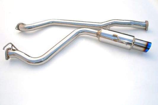 Invidia HS08SW4GST 08-09 WRX Sedan 76mm (101mm tip) RACING Titanium Tip Cat-back Exhaust